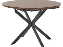 Tavolo da pranzo estensibile FRIONA Marrone scuro 110/140 cm 110 cm