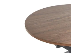 Tavolo da pranzo estensibile FRIONA Marrone scuro 110/140 cm 110 cm