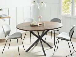 Tavolo da pranzo estensibile FRIONA Marrone scuro 110/140 cm 110 cm