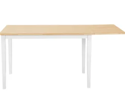 Tavolo da pranzo estensibile LOUISIANA Marrone chiaro 120/160 cm 75 cm Legno