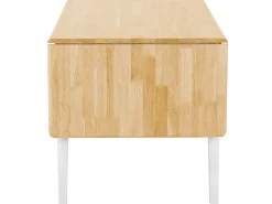 Tavolo da pranzo estensibile LOUISIANA Marrone chiaro 120/160 cm 75 cm Legno