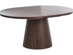 Tavolo da pranzo estensibile MOORE Frasino scuro 120/160 cm 120 cm