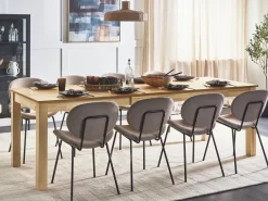 Tavolo da pranzo estensibile MADURA Frassino naturale 160/240 cm 90 cm