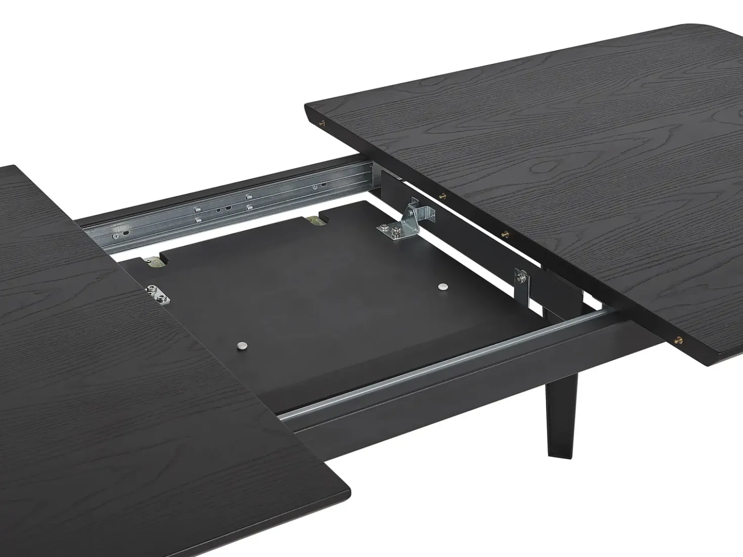 Tavolo da pranzo estensibile IRVINGTON Nero 160/200 cm 90 cm