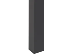 Tavolo da pranzo estensibile GRANADA Nero 120/160 cm 80 cm
