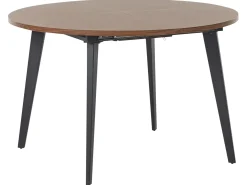 Tavolo da pranzo estensibile BOVINA Marrone scuro 120/150 cm 120 cm