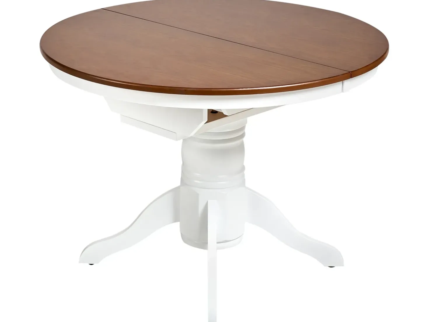 Tavolo da pranzo estensibile AKRON Frassino marrone 106/150 cm 106 cm Legno