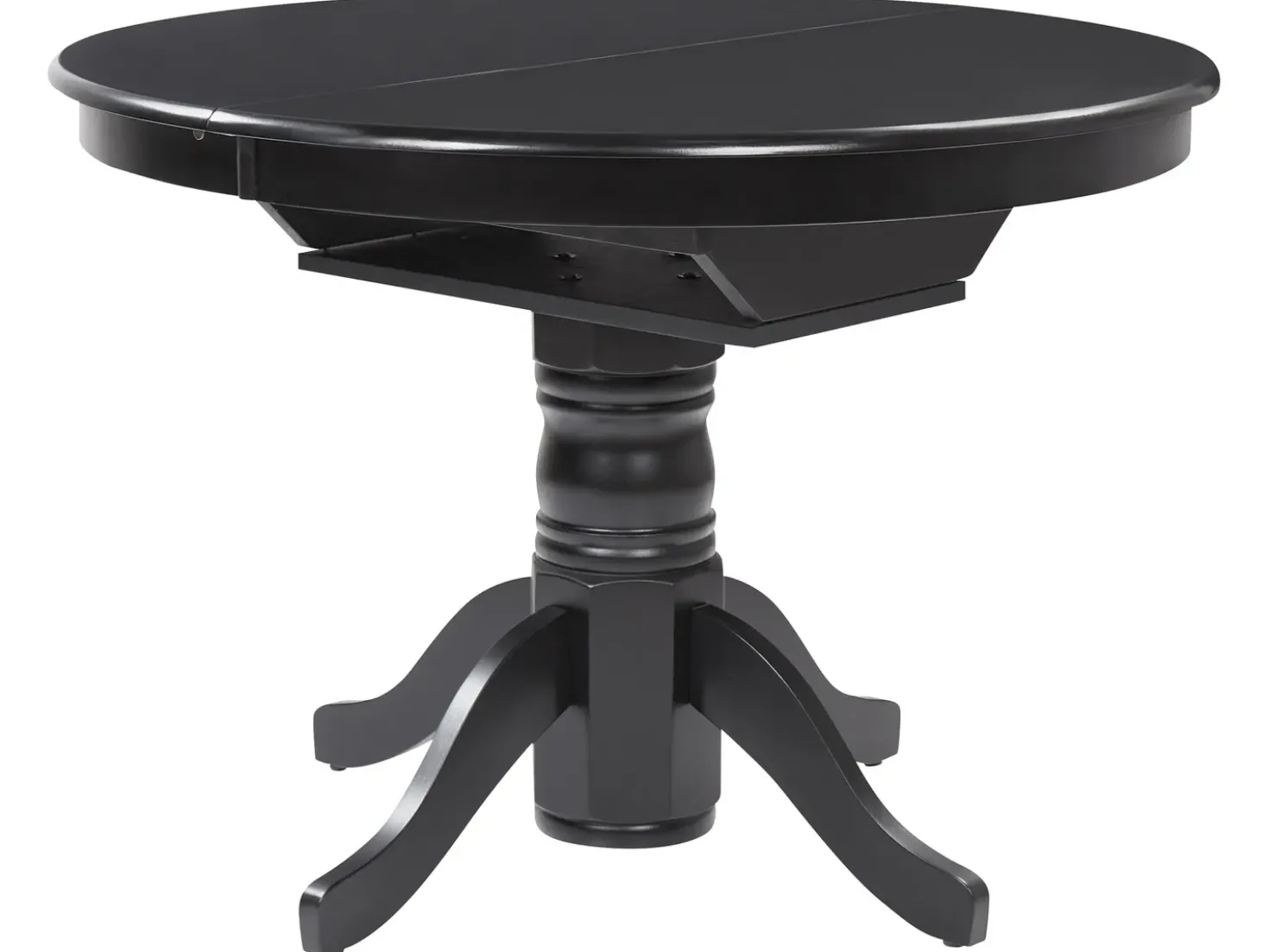 Tavolo da pranzo estensibile AKRON Nero 106/150 cm 106 cm