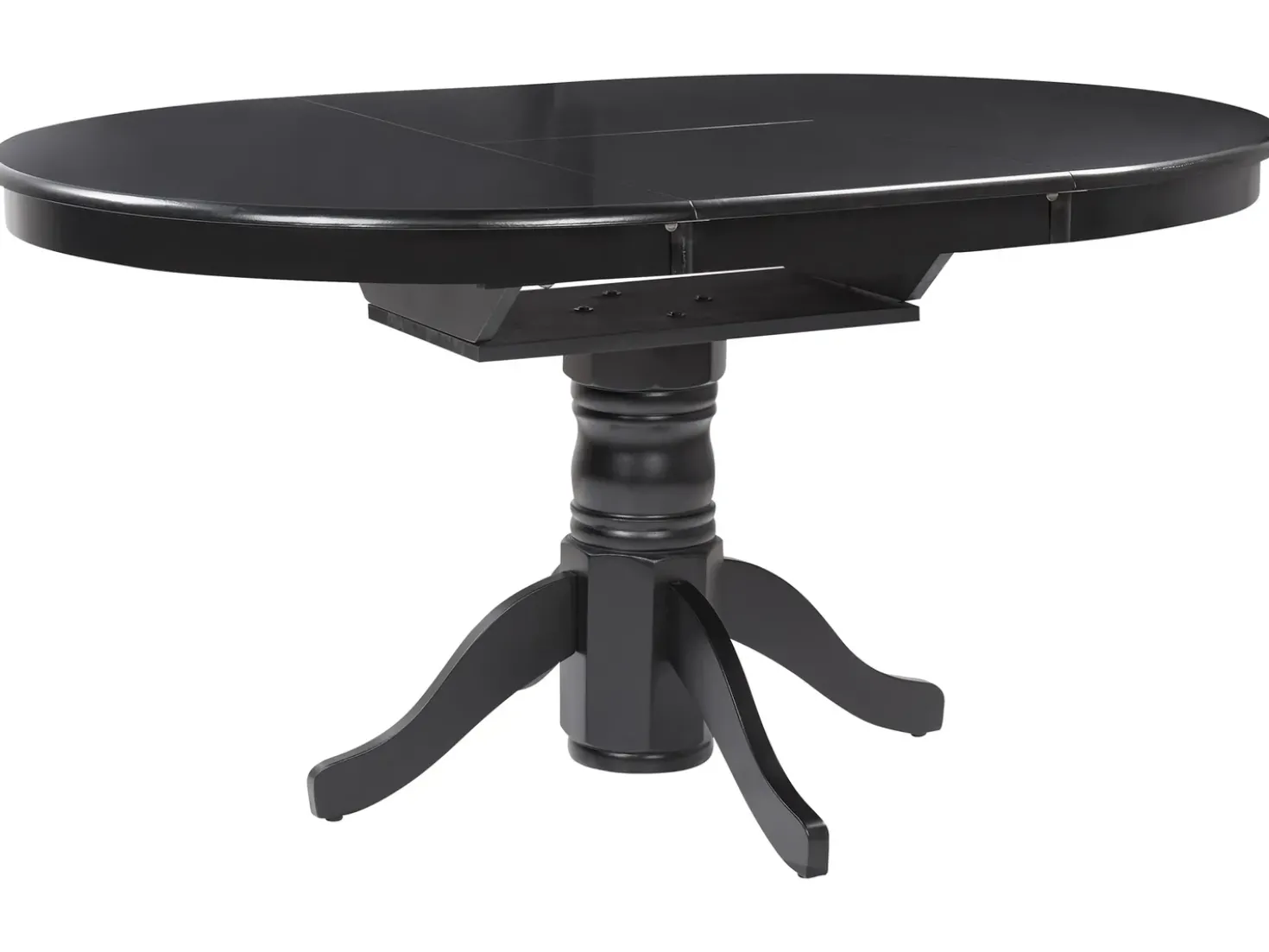 Tavolo da pranzo estensibile AKRON Nero 106/150 cm 106 cm