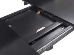 Tavolo da pranzo estensibile AKRON Nero 106/150 cm 106 cm