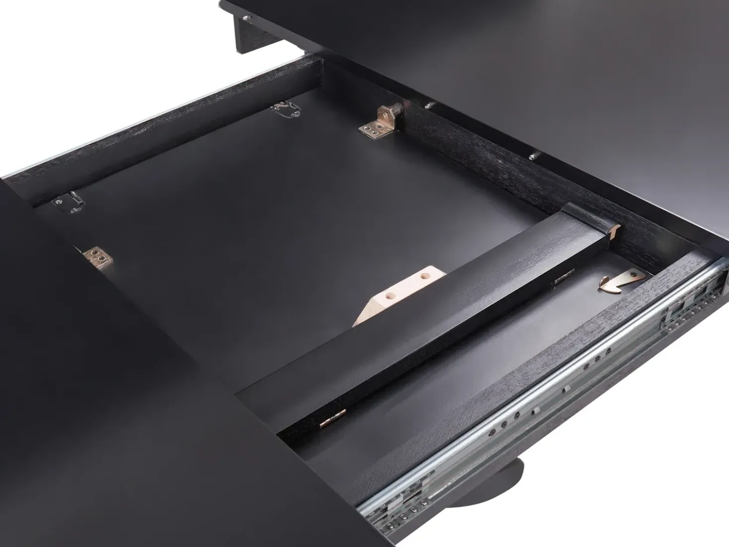 Tavolo da pranzo estensibile AKRON Nero 106/150 cm 106 cm