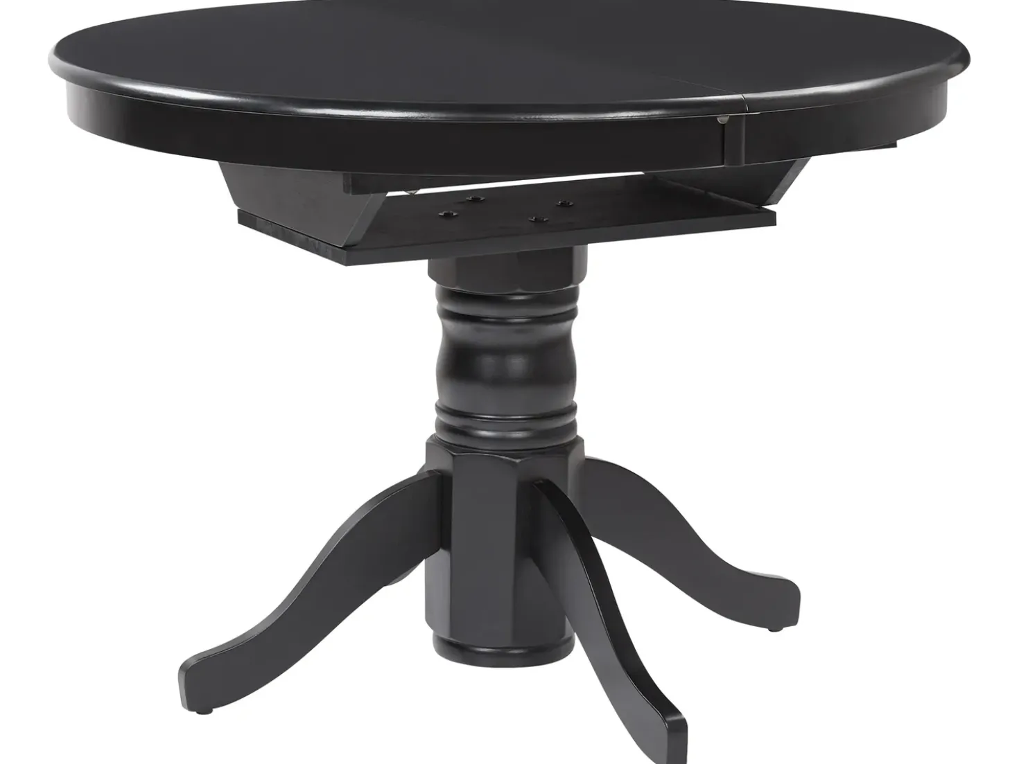 Tavolo da pranzo estensibile AKRON Nero 106/150 cm 106 cm