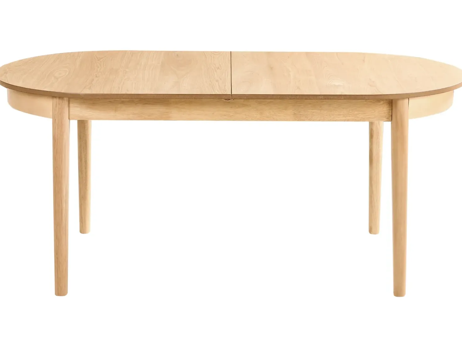 Tavolo da pranzo estensibile LARTO Frassino chiaro 180/220 cm 90 cm