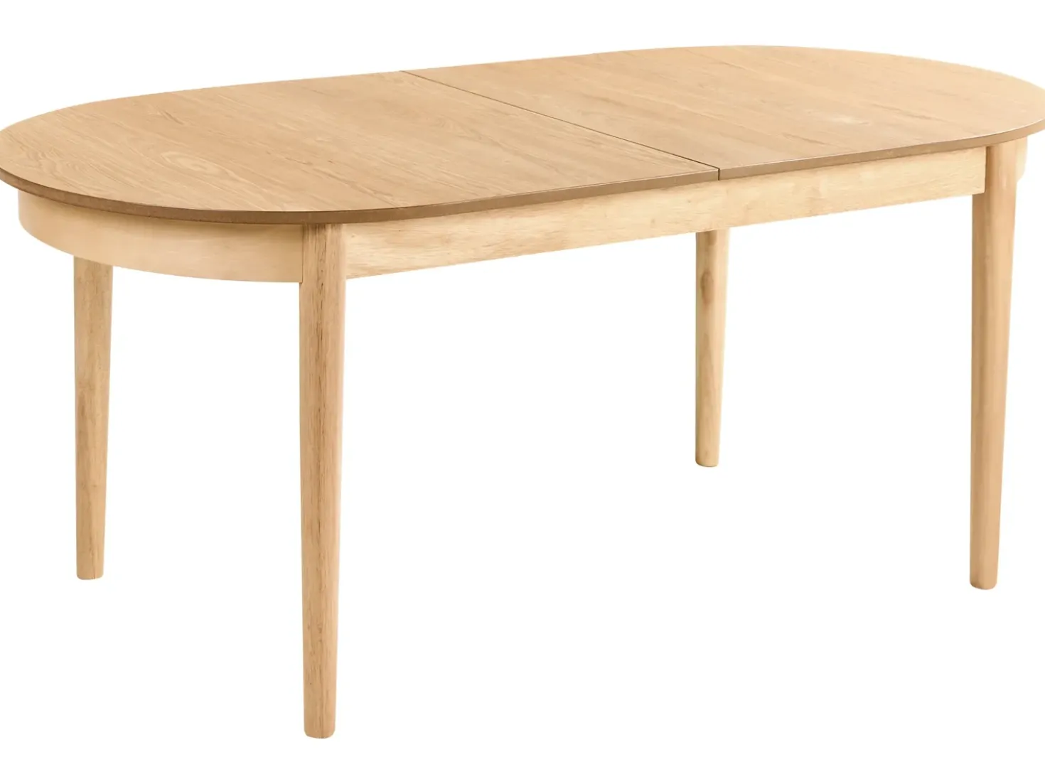 Tavolo da pranzo estensibile LARTO Frassino chiaro 180/220 cm 90 cm