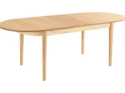 Tavolo da pranzo estensibile LARTO Frassino chiaro 180/220 cm 90 cm