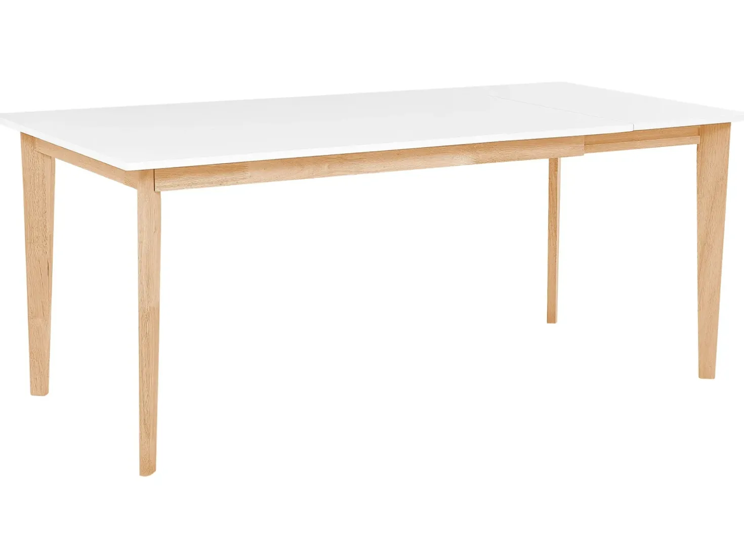 Tavolo da pranzo estensibile SOLA Bianco 140/180 cm 90 cm