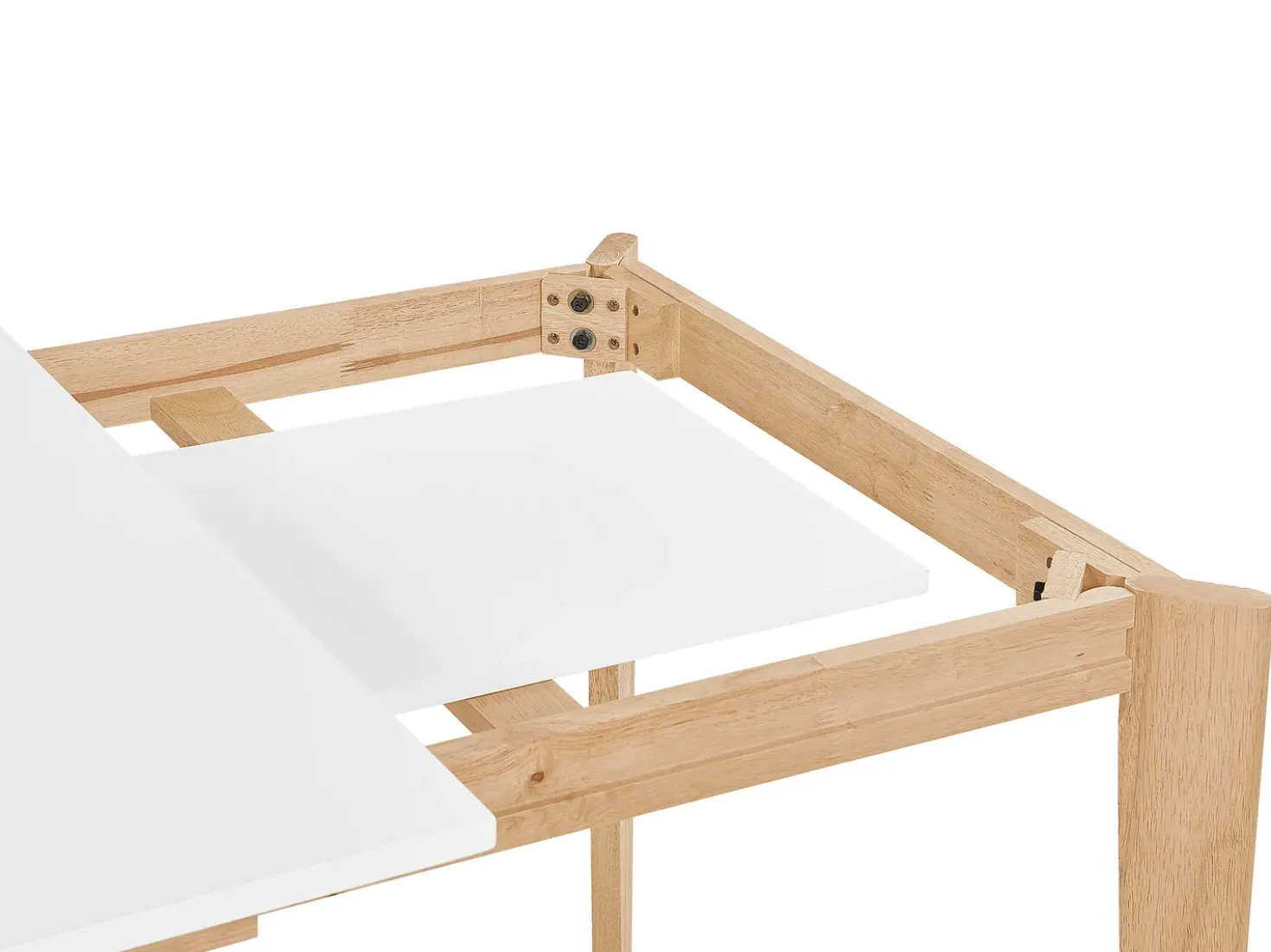 Tavolo da pranzo estensibile SOLA Bianco 140/180 cm 90 cm