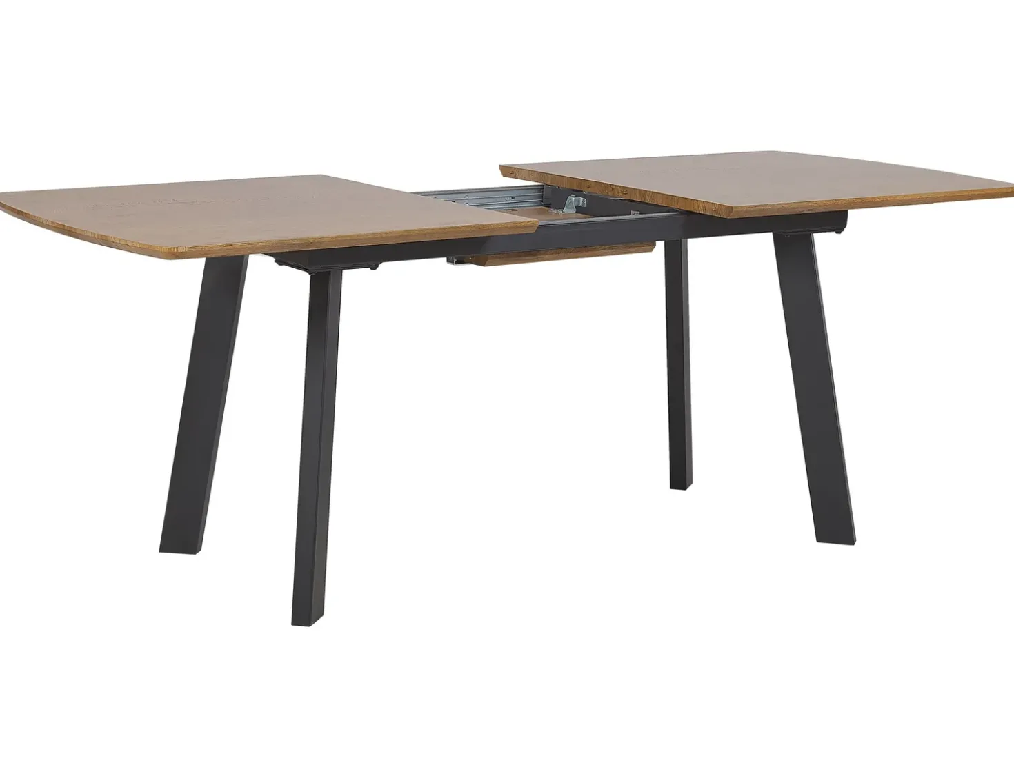 Tavolo da pranzo estensibile SALVADOR Marrone scuro 160/200 cm 90 cm