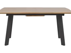 Tavolo da pranzo estensibile SALVADOR Marrone scuro 160/200 cm 90 cm