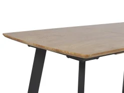 Tavolo da pranzo estensibile SALVADOR Marrone scuro 160/200 cm 90 cm