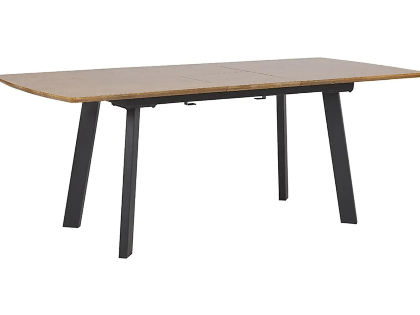 Tavolo da pranzo estensibile SALVADOR Marrone scuro 160/200 cm 90 cm
