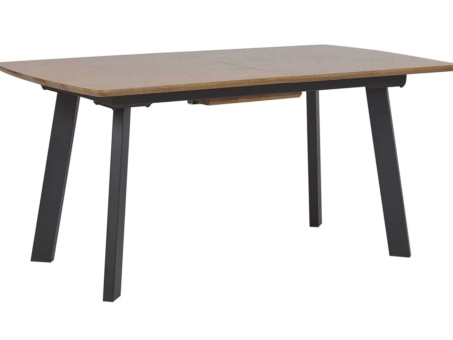 Tavolo da pranzo estensibile SALVADOR Marrone scuro 160/200 cm 90 cm
