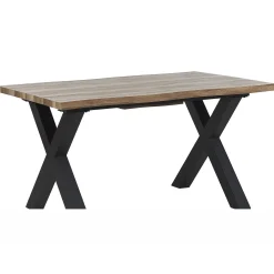 Tavolo da pranzo estensibile BRONSON Marrone scuro 140/180 cm 90 cm