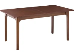 Tavolo da pranzo estensibile DELMAS Frasino scuro 160/200 cm 90 cm
