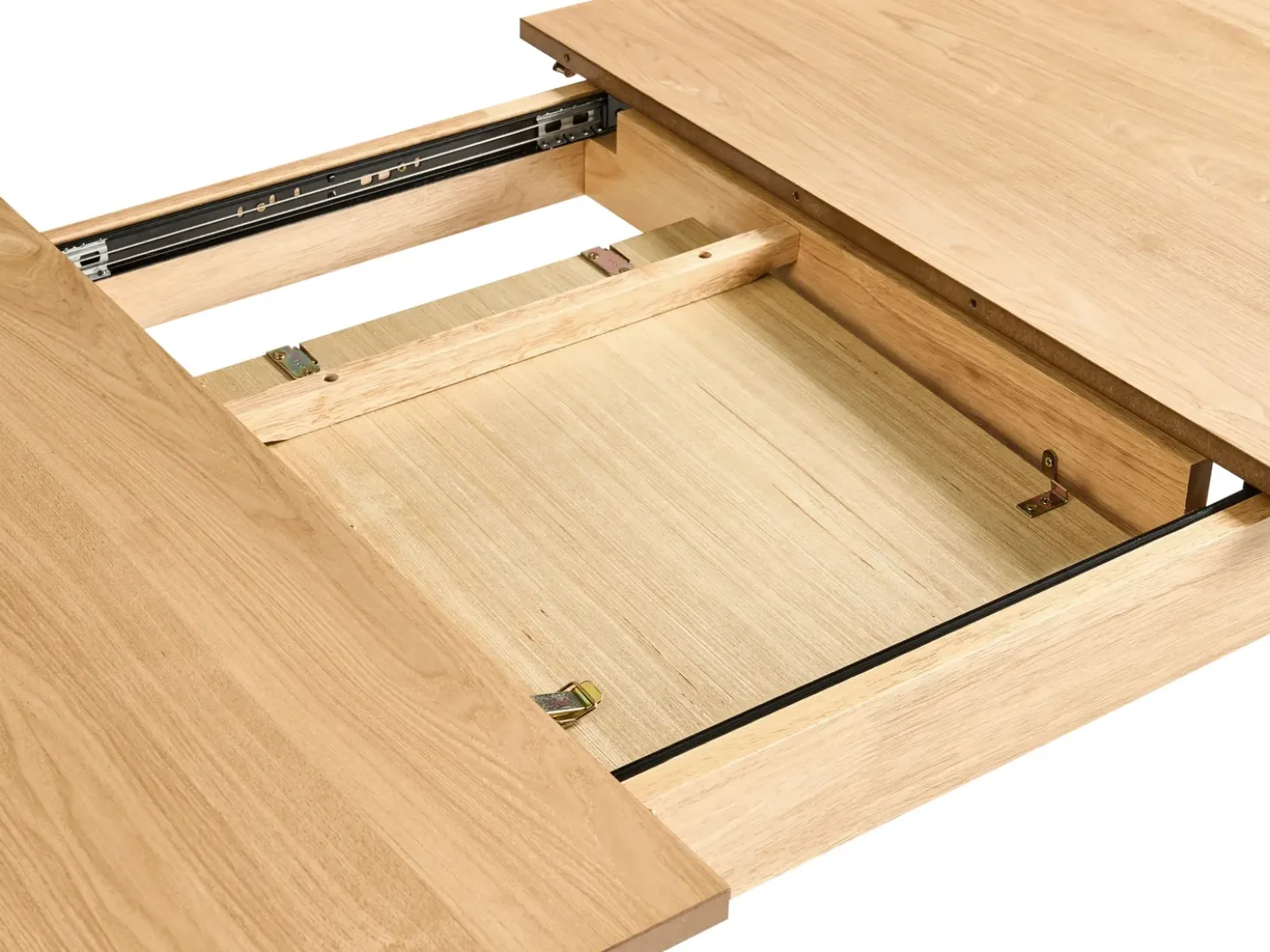 Tavolo da pranzo estensibile DELMAS Frassino chiaro 160/200 cm 90 cm