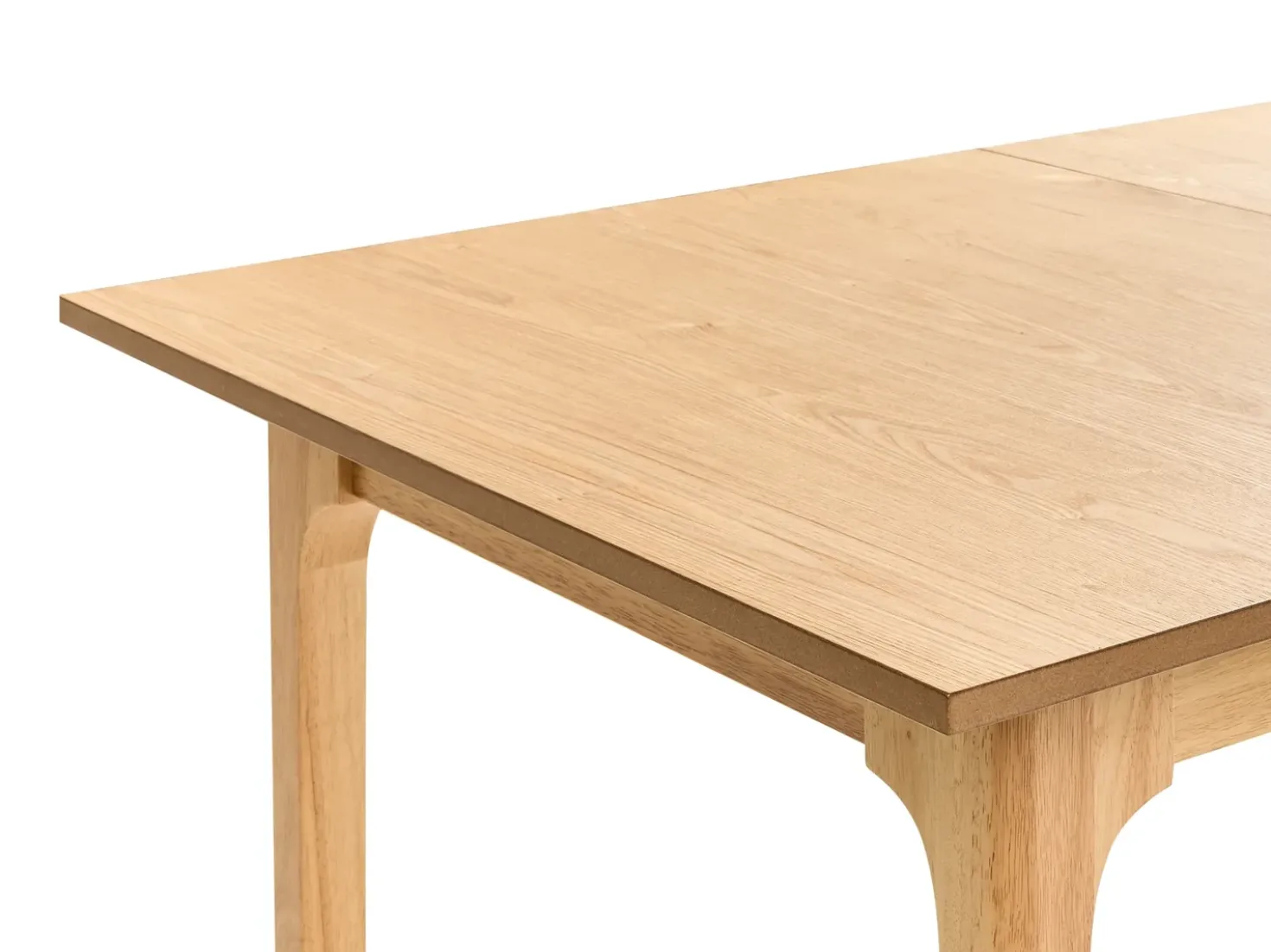 Tavolo da pranzo estensibile DELMAS Frassino chiaro 160/200 cm 90 cm