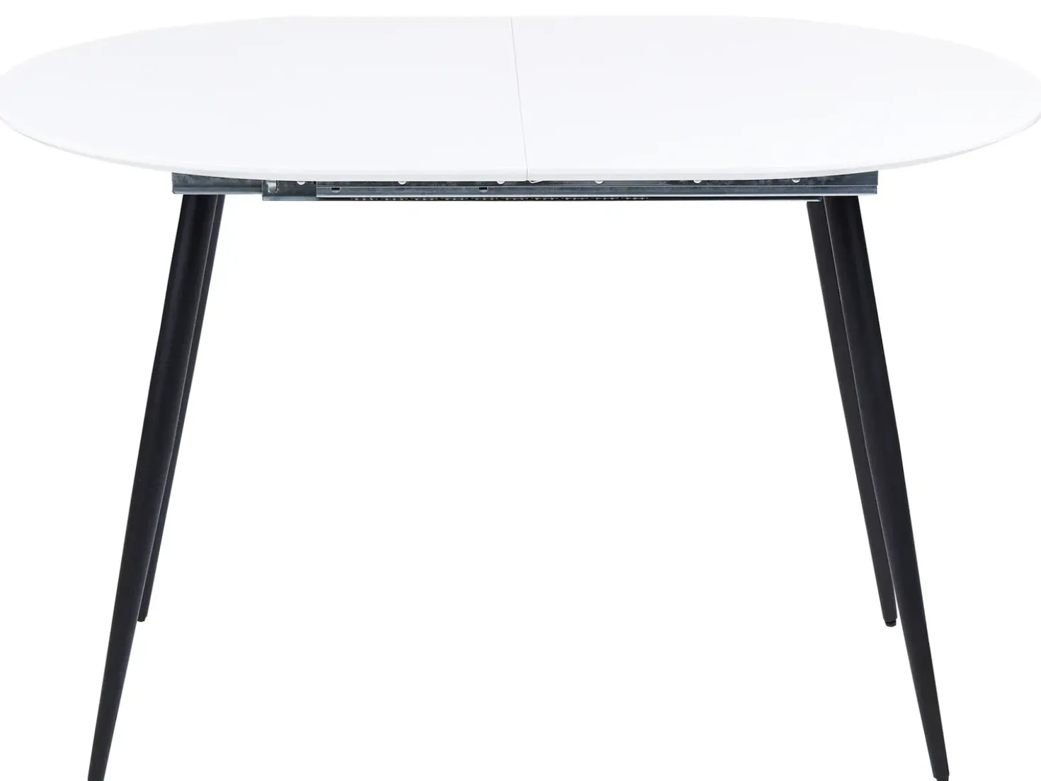 Tavolo da pranzo estensibile STAVERTON Bianco 120/160 cm 80 cm