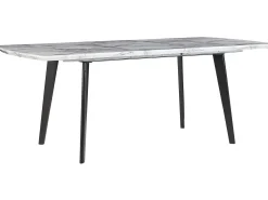 Tavolo da pranzo estensibile MOSBY Marmo Grigio 160/200 cm 90 cm