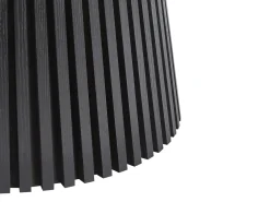 Tavolo da pranzo estensibile MOORE Legno di frassino nero 120/160 cm 120 cm
