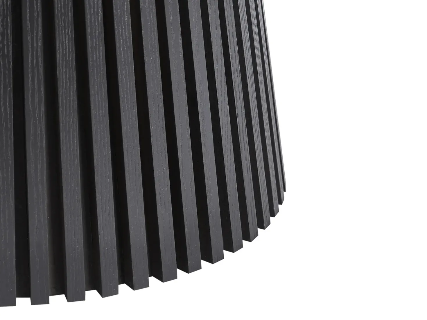 Tavolo da pranzo estensibile MOORE Legno di frassino nero 120/160 cm 120 cm
