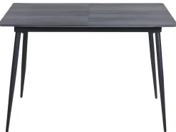 Tavolo da pranzo estensibile GELANDA Grigio 120/160 cm 80 cm