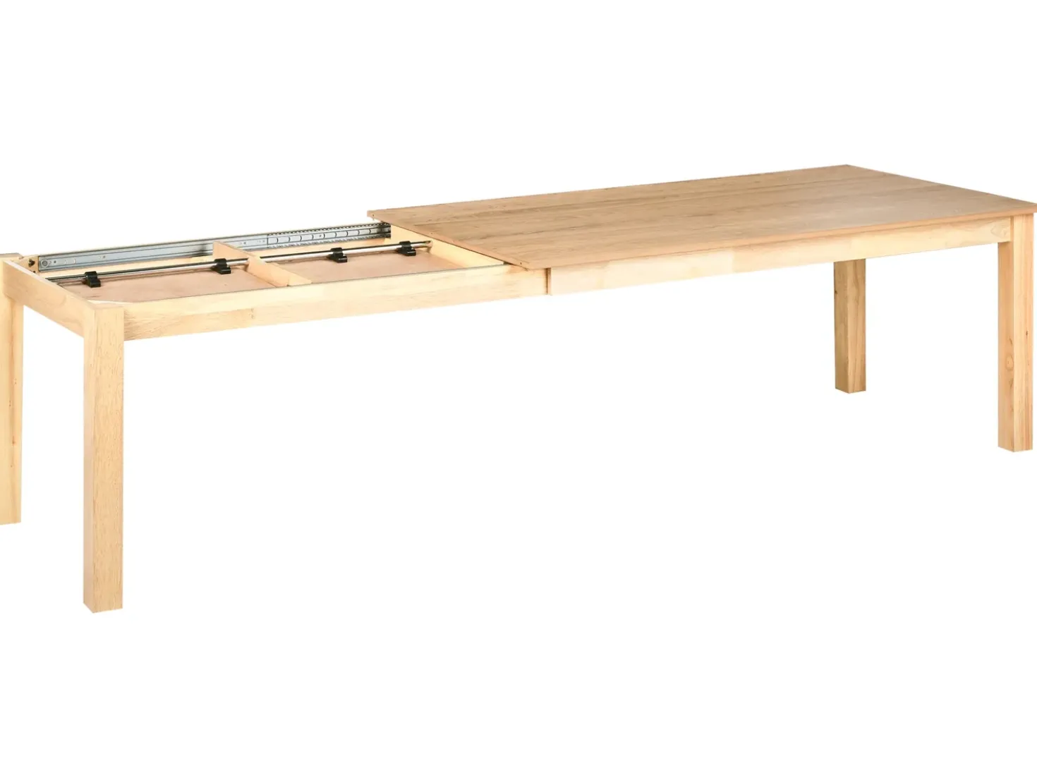 Tavolo da pranzo estensibile MADURA Frassino chiaro 180/280 cm 100 cm