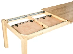 Tavolo da pranzo estensibile MADURA Frassino chiaro 180/280 cm 100 cm
