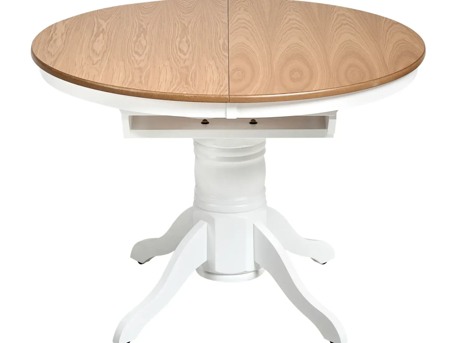 Tavolo da pranzo estensibile AKRON Frassino chiaro 106/150 cm 106 cm Legno