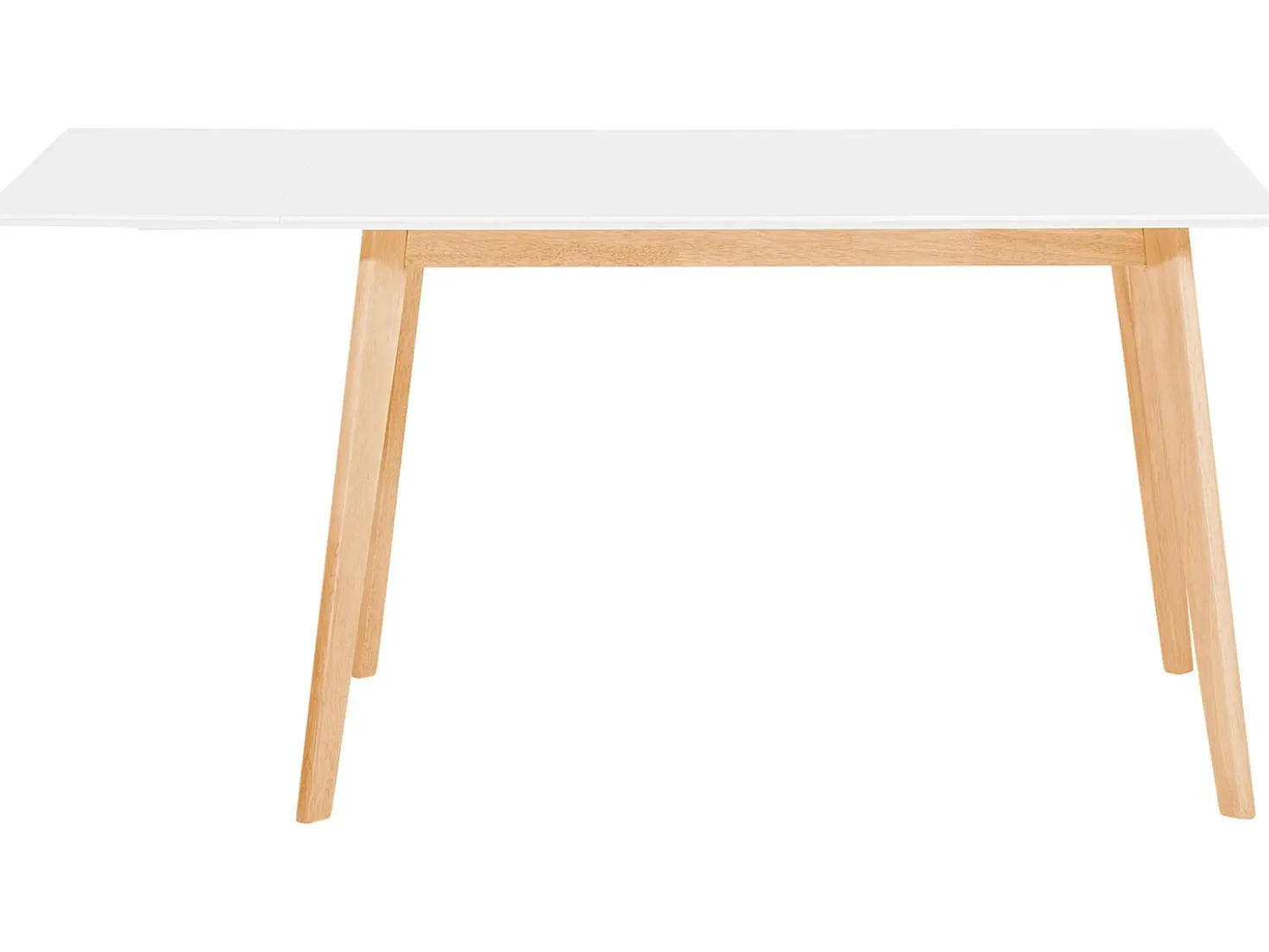 Tavolo da pranzo estensibile MEDIO Bianco 120/155 cm 80 cm