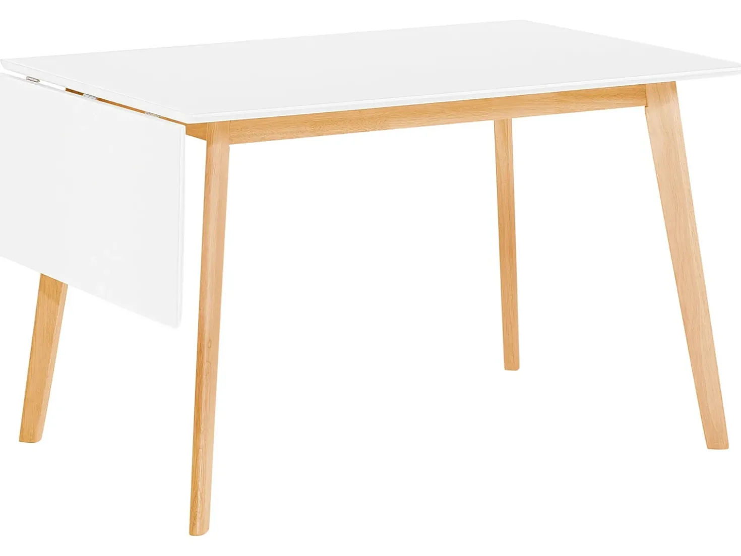 Tavolo da pranzo estensibile MEDIO Bianco 120/155 cm 80 cm