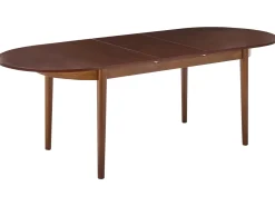 Tavolo da pranzo estensibile LARTO Frasino scuro 180/220 cm 90 cm