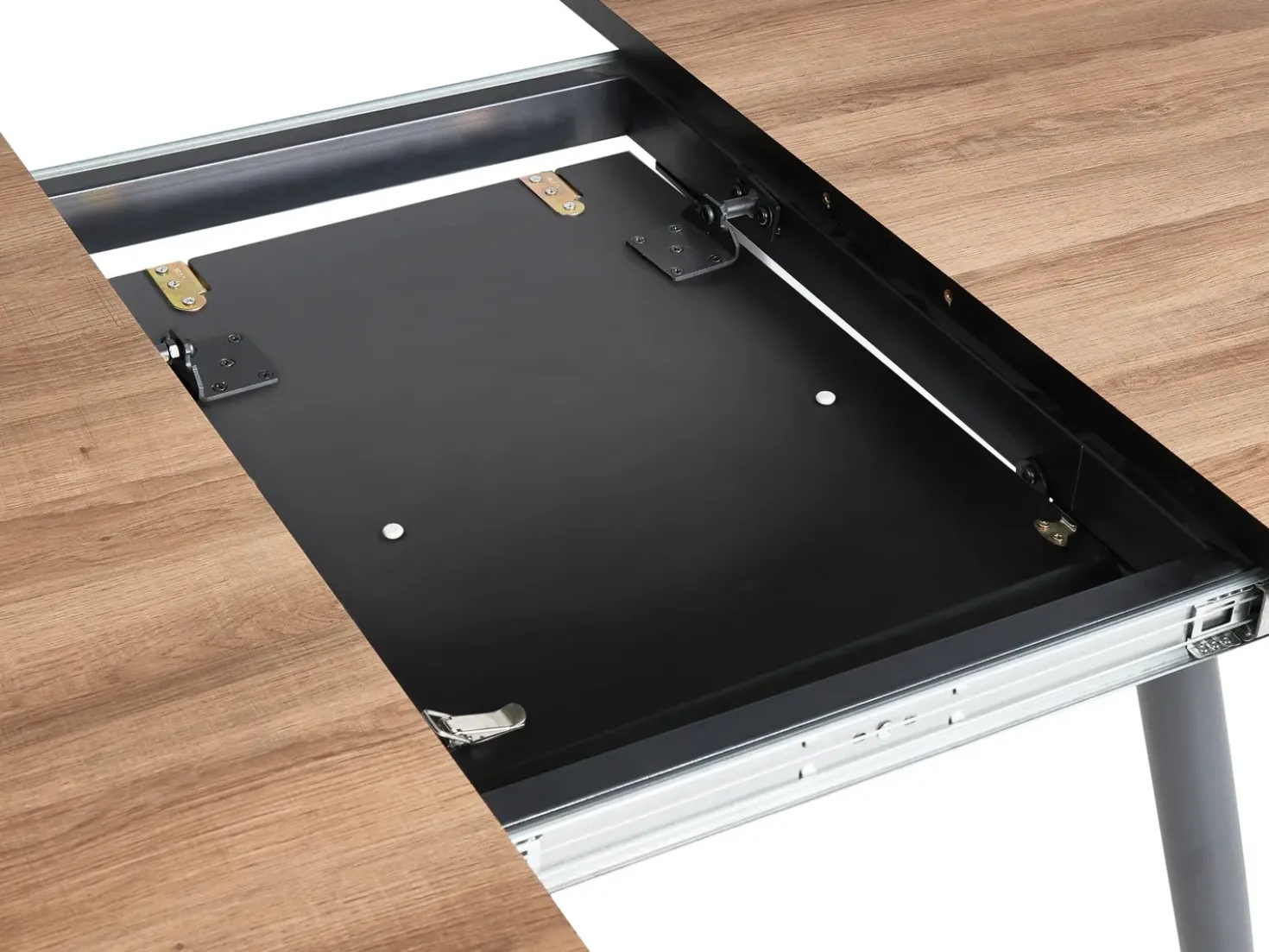 Tavolo da pranzo estensibile SENIAC Marrone 110/150 cm 112 cm