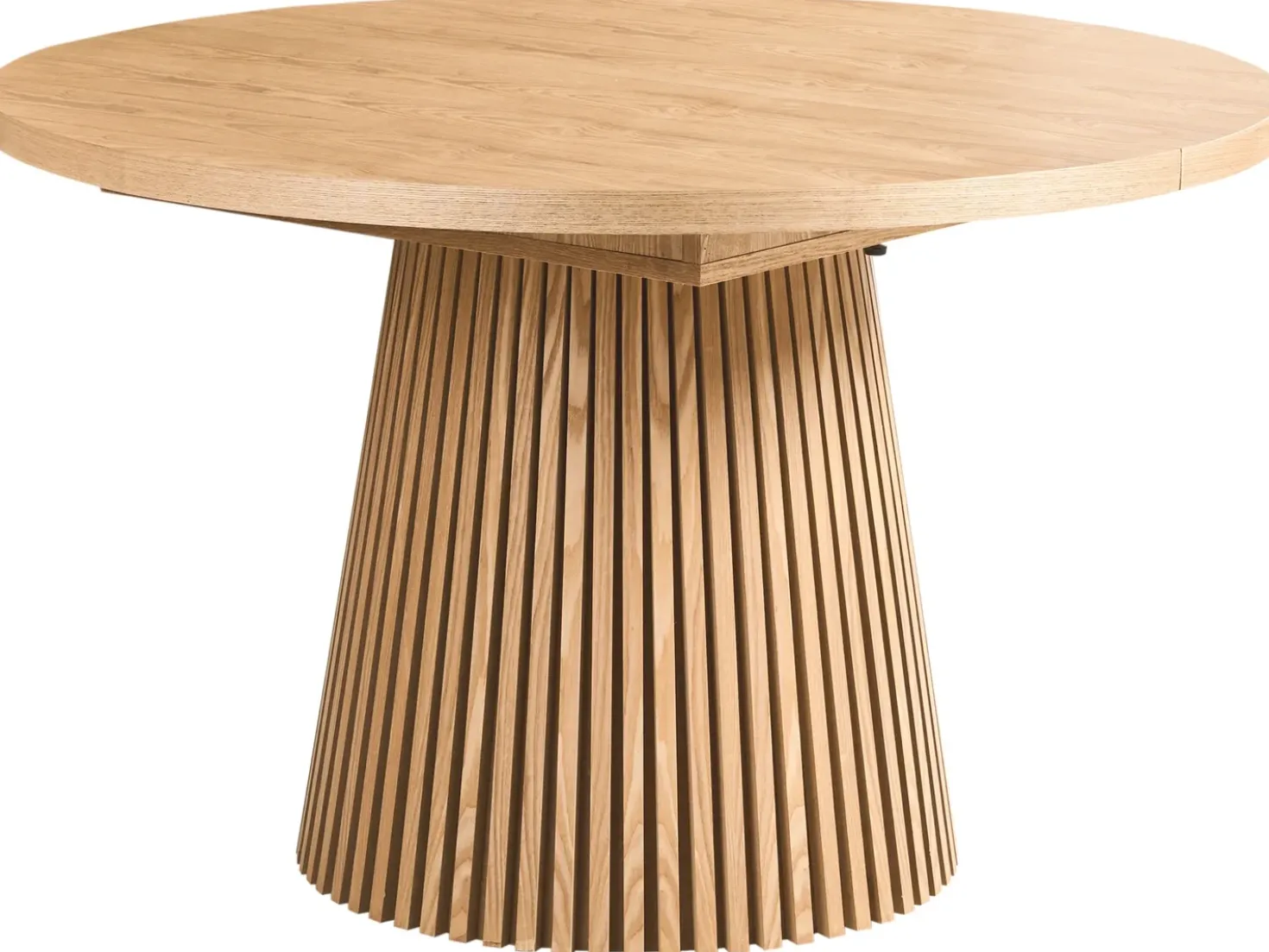 Tavolo da pranzo estensibile MOORE Frassino chiaro 120/160 cm 120 cm