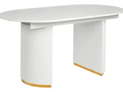 Tavolo da pranzo estensibile DULVERTON Bianco 160/200 cm 90 cm