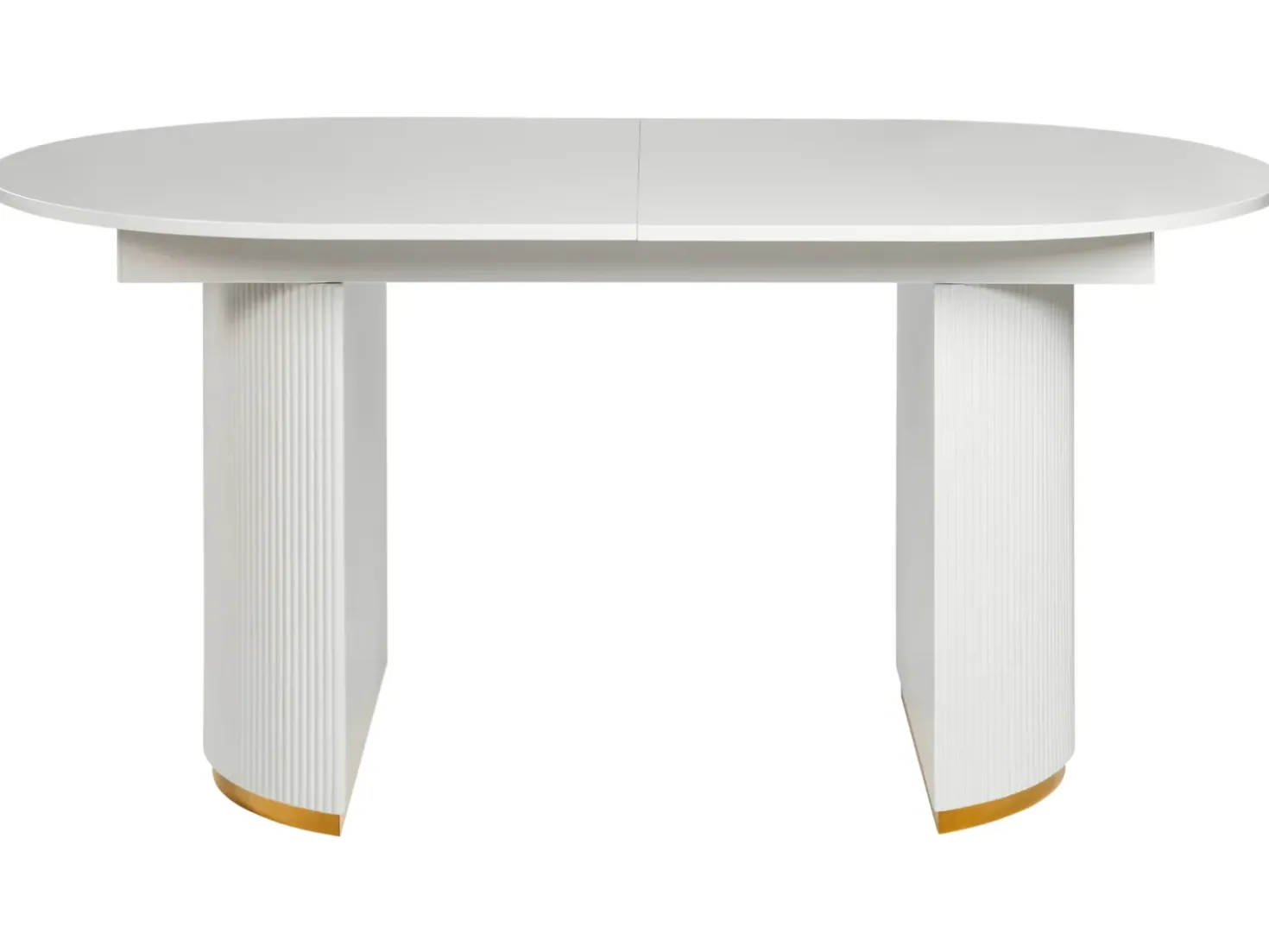 Tavolo da pranzo estensibile DULVERTON Bianco 160/200 cm 90 cm