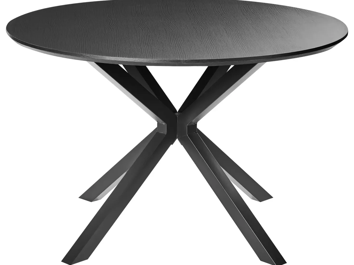 Tavolo da pranzo FITZROY Nero 120 cm 120 cm