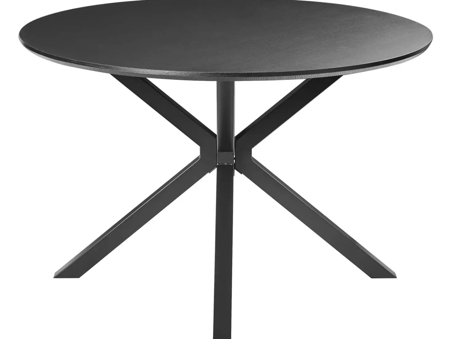 Tavolo da pranzo FITZROY Nero 120 cm 120 cm