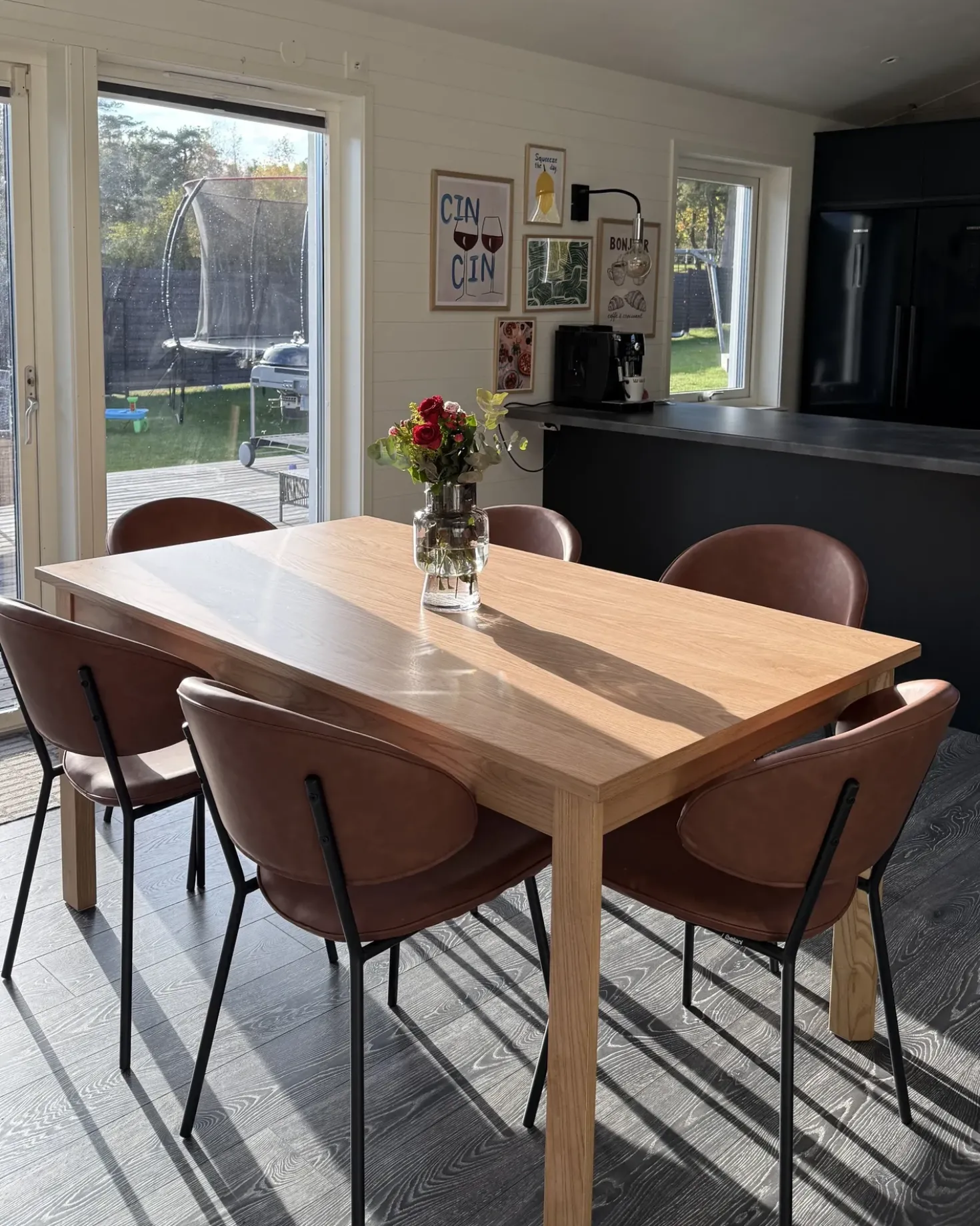 Tavolo da pranzo GISELA Rovere chiaro 160 cm 90 cm