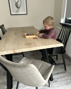 Tavolo da pranzo GRAHAM Marrone chiaro 180 cm 90 cm