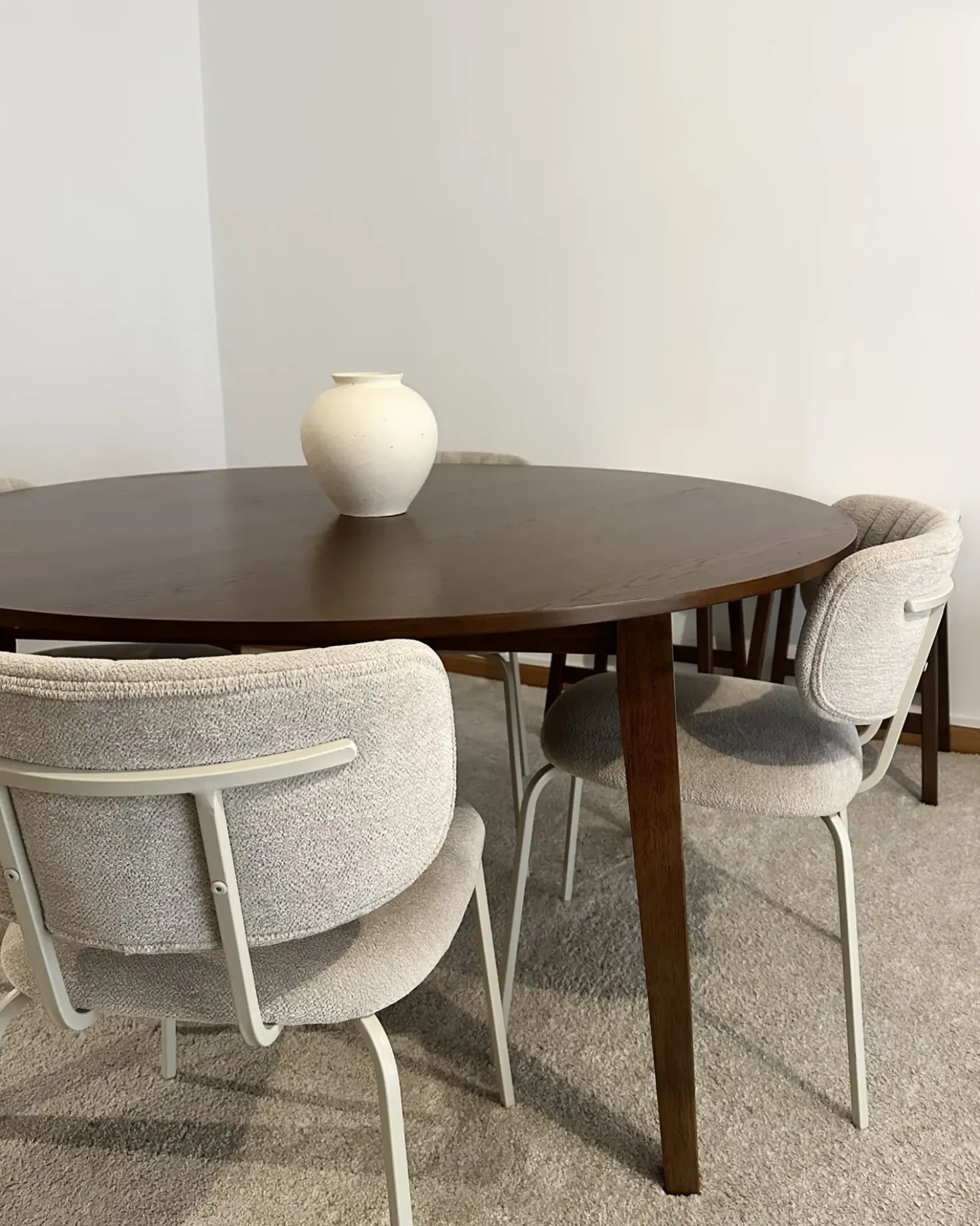 Tavolo da pranzo HUNTLEY Rovere scuro 140 cm 140 cm